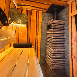 Дровяная банная печь GrillD Shaman 300 Long Max