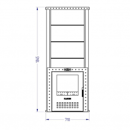 Дровяная печь для бани Klover KLV RT 50 RV