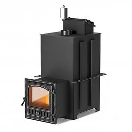 Дровяная печь Эверест НЕРЖ. 25 (280) под обкладку (AISI 430)