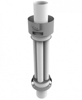 Дымоходы Ферингер Экономайзер, ламели мрамор Россо Леванте