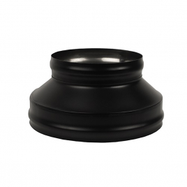 Конус Везувий BLACK (AISI 430/0,5мм) д.150х250 (ПП)