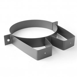 Кронштейн стеновой Везувий BLACK (AISI 430) д.180