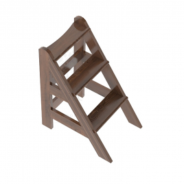 Лесенка для купели Bentwood, 3 ступени, дуб натуральный