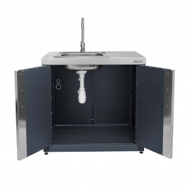 Модуль уличной кухни Helios SMART-900 Шкаф с мойкой (HS-KU01-SHM900)