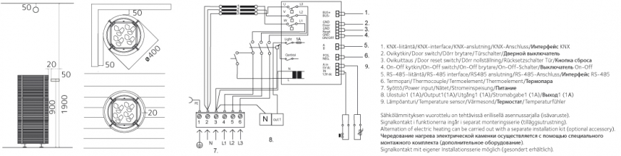 Электрокаменка Tulikivi Naava Integrated SS084