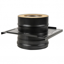 Площадка монтажная Везувий BLACK (AISI 430/0,8мм) д.115х200, 300x300мм