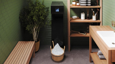 Снегогенератор для бани и сауны Sangens Snow 10 Plexiglass Black (Сангенс Снег 10 Оргстекло черное)