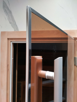 Стеклянная дверь DoorWood Престиж, стекло матовое бронза, коробка ольха