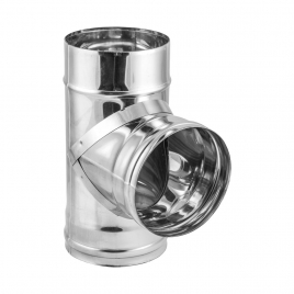 Тройник дымохода Феникс 90°, ⌀300, AISI 430, 1 мм