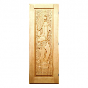 Дверь DoorWood Девушка 70х190, кавказская липа